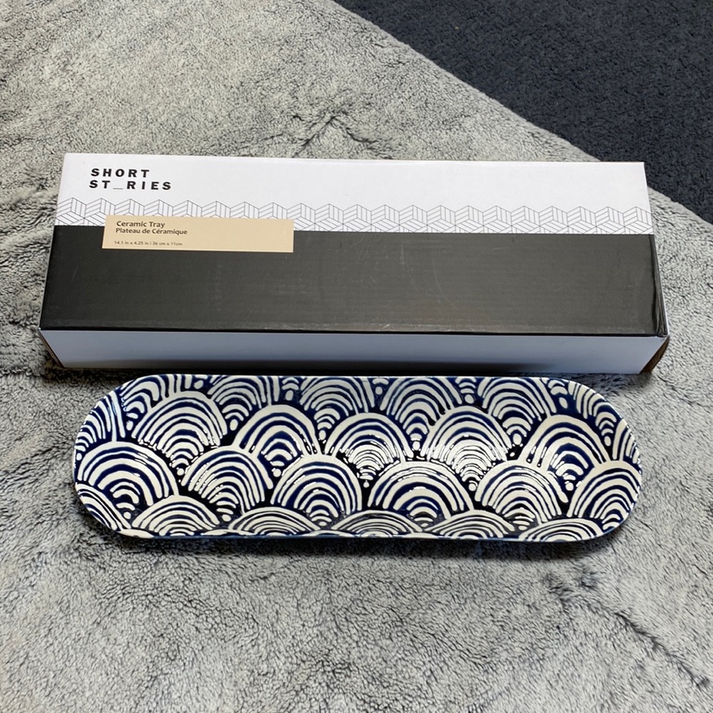 Short Stories Ceramic Tray